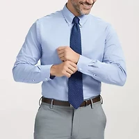 IZOD Cool Fx Mens Slim Fit Easy Care Wrinkle Free Long Sleeve Dress Shirt