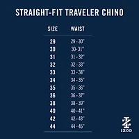 IZOD Traveler Mens Straight Fit Flat Front Pant