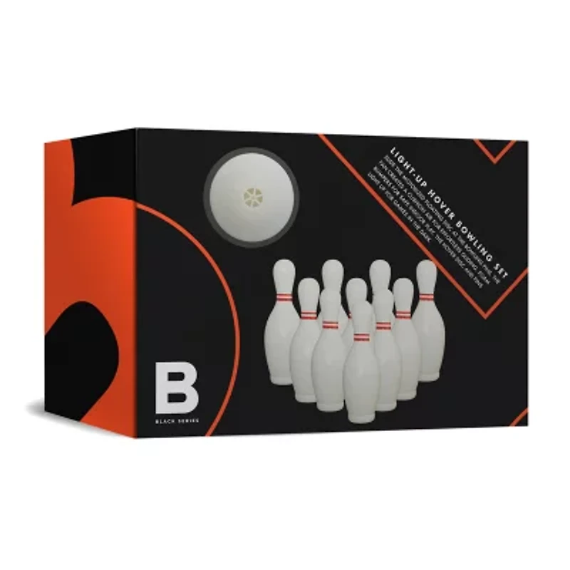 Black Series Light-Up Hover Bowling Set