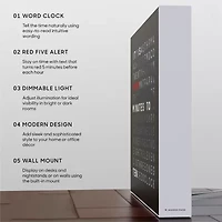 Sharper Image LED Word Clock Pro