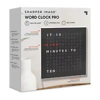 Sharper Image LED Word Clock Pro