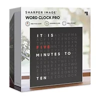 Sharper Image LED Word Clock Pro