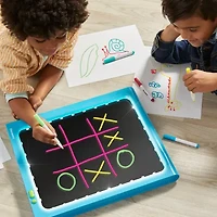 Discovery Kids Glow Easel Dual-Sided Art Station