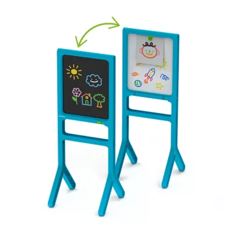 Discovery Kids Glow Easel Dual-Sided Art Station