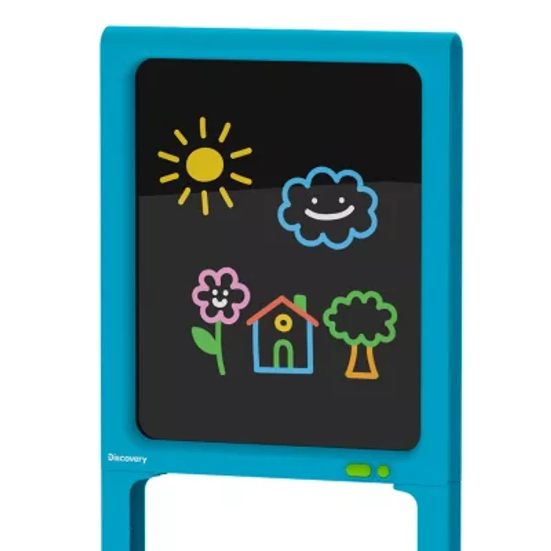 Discovery Kids Glow Easel Dual-Sided Art Station