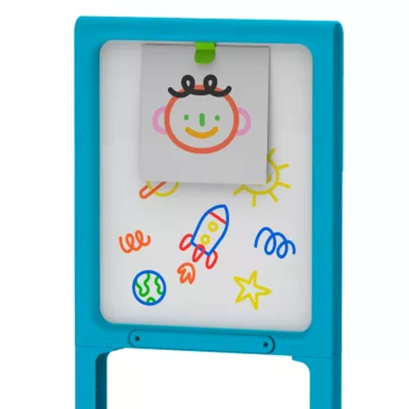 Discovery Kids Glow Easel Dual-Sided Art Station