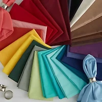 Design Imports Sky Blue Solid 6-pc. Napkins