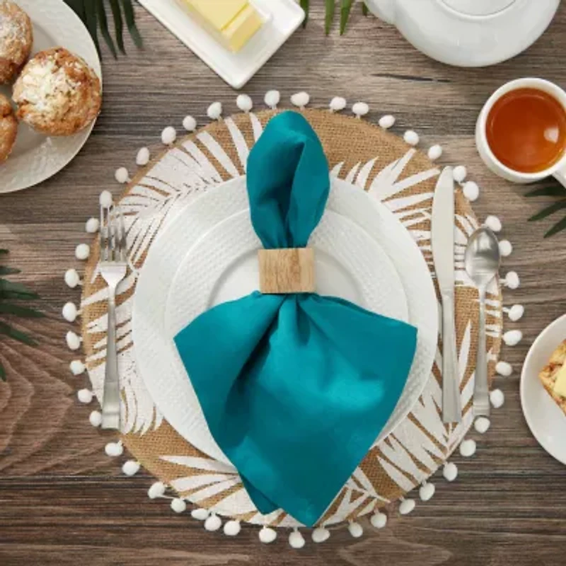Design Imports Sky Blue Solid 6-pc. Napkins