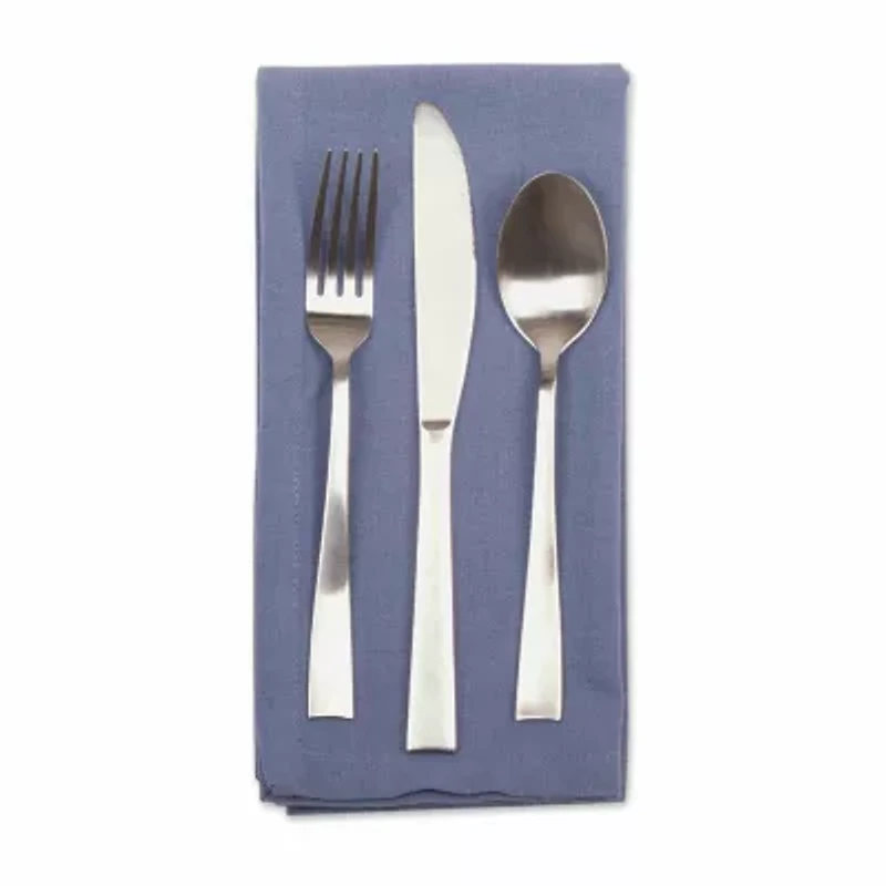 Design Imports Stonewash Blue Solid 6-pc. Napkins