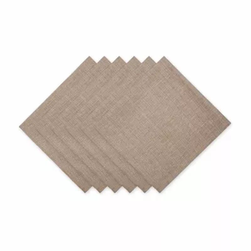 Design Imports Mushroom Variegated 6-pc. Napkins