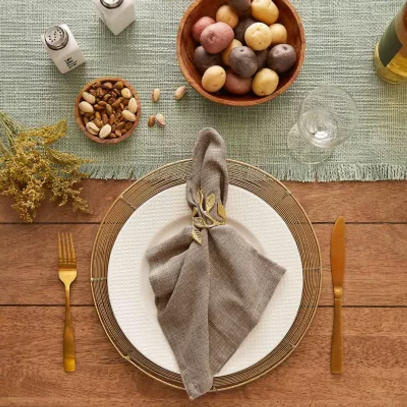 Design Imports Mushroom Variegated 6-pc. Napkins