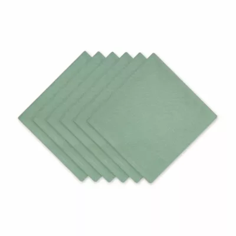 Design Imports Jadeite Solid 6-pc. Napkins