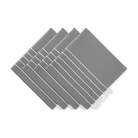 Design Imports Gray/ White Stripe Tassel Set 4-pc. Napkins