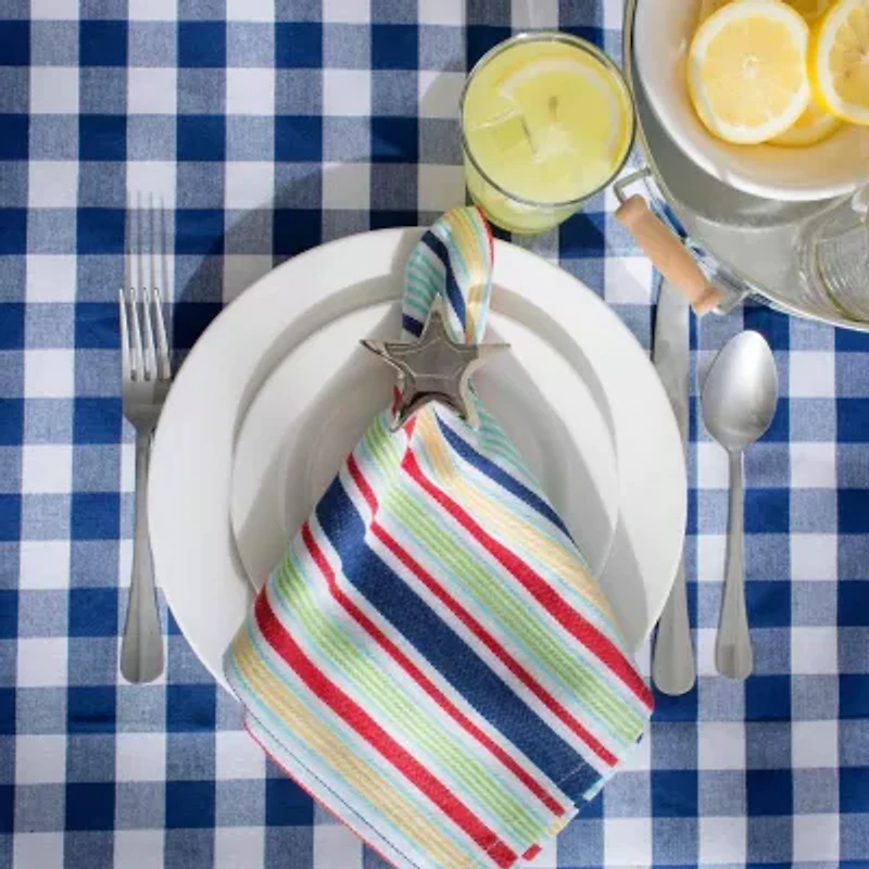 Design Imports Basic Primary Saturated Stripe 6-pc. Napkins