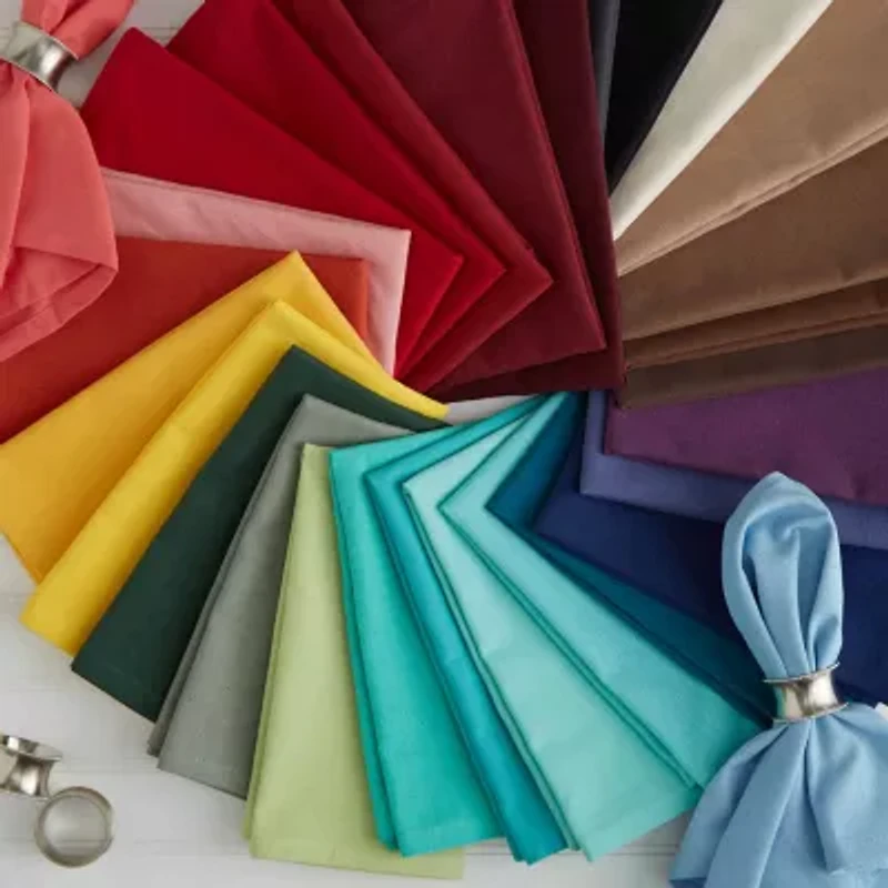 Design Imports Eggplant Solid 6-pc. Napkins