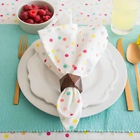 Design Imports Multi Polka Dots Print 6-pc. Napkins