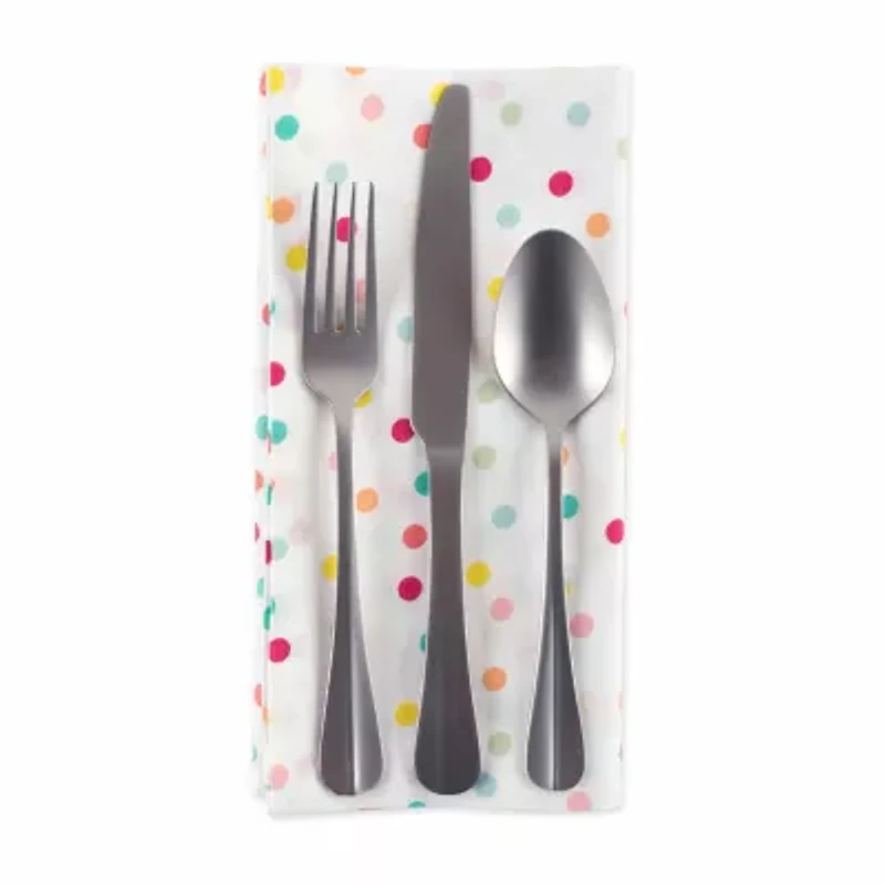 Design Imports Multi Polka Dots Print 6-pc. Napkins