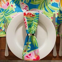 Design Imports Summer Floral Print Outdoor 6-pc. Napkins