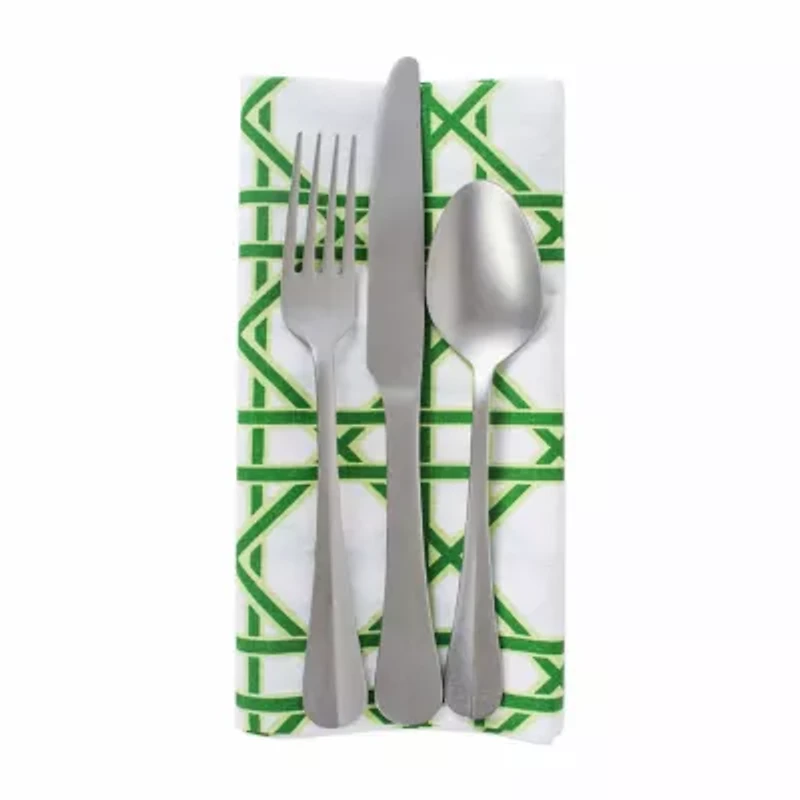 Design Imports Cane Print  Set 4-pc. Napkins
