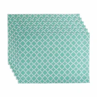 Design Imports Aqua Lattice 6-pc. Placemat