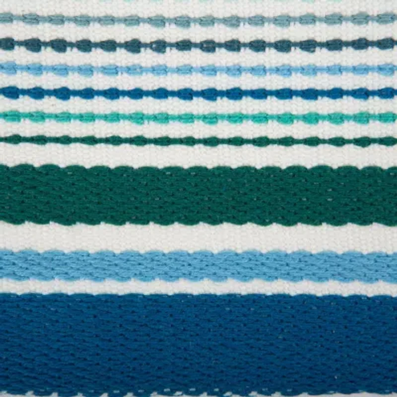 Design Imports Tidal Stripe Fringed 6-pc. Placemat