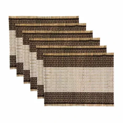 Design Imports Urban Oasis Reed 6-pc. Placemat