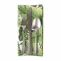 Design Imports Banana Leaf Print 6-pc. Napkins