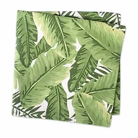 Design Imports Banana Leaf Print 6-pc. Napkins