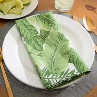 Design Imports Banana Leaf Print 6-pc. Napkins