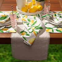 Design Imports Lemon Bliss Print Outdoor 6-pc. Placemat