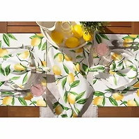 Design Imports Lemon Bliss Print Outdoor 6-pc. Placemat