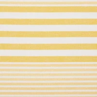 Design Imports Deep Yellow Stripes With Fringe 6-pc. Placemat