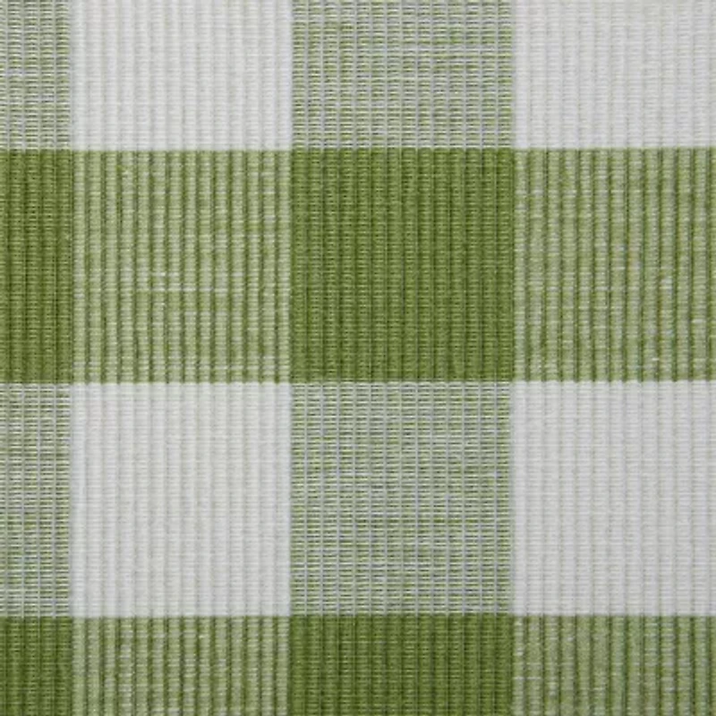 Design Imports Antique Green Buffalo Check Ribbed 6-pc. Placemat