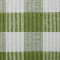 Design Imports Antique Green Buffalo Check Ribbed 6-pc. Placemat