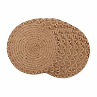 Design Imports Natural Lattice Woven 6-pc. Placemat