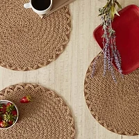 Design Imports Natural Lattice Woven 6-pc. Placemat