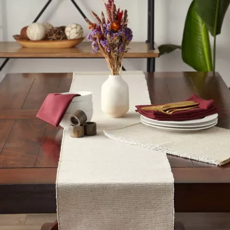 Design Imports Stone Eco-Friendly Chambray Fine Ribbed 6-pc. Placemat
