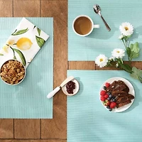 Design Imports Aqua Pvc Doubleframe 6-pc. Placemat