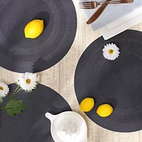 Design Imports Stonewash Blue  Pvc Doubleframe 6-pc. Placemat