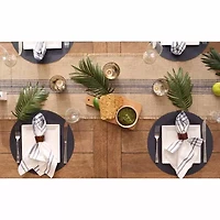 Design Imports Stonewash Blue  Pvc Doubleframe 6-pc. Placemat