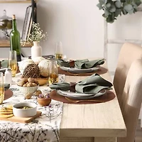 Design Imports Cinnamon  Pvc Doubleframe 6-pc. Placemat