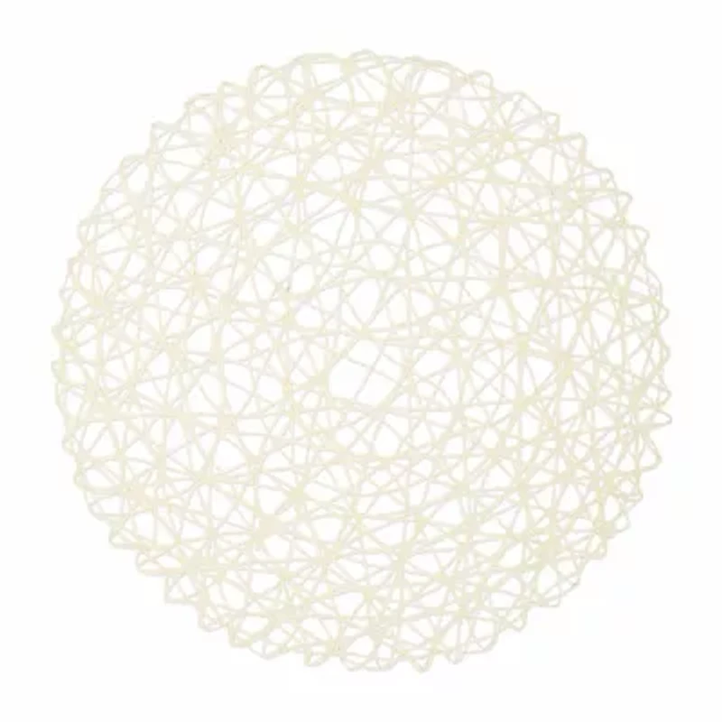 Design Imports Off-White Woven Paper 6-pc. Placemat