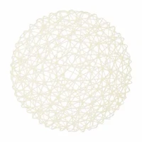 Design Imports Off-White Woven Paper 6-pc. Placemat