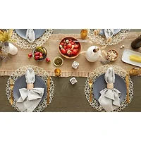 Design Imports Off-White Woven Paper 6-pc. Placemat