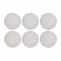 Design Imports Gray Woven Paper 6-pc. Placemat