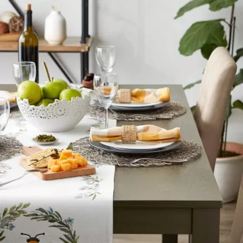 Design Imports Gray Woven Paper 6-pc. Placemat