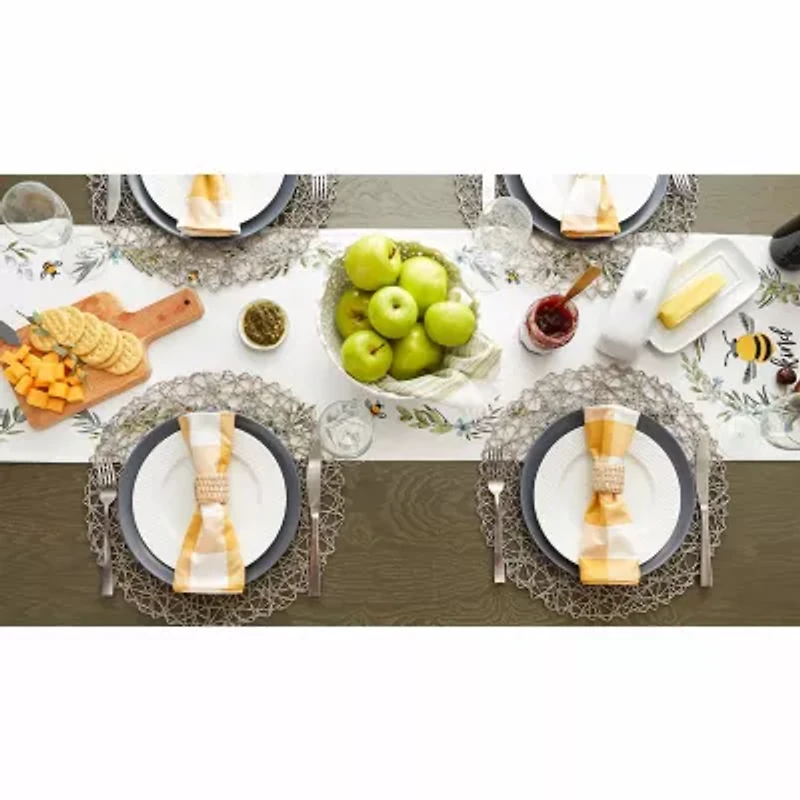 Design Imports Gray Woven Paper 6-pc. Placemat