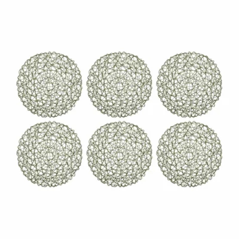 Design Imports Artichoke Woven Paper 6-pc. Placemat