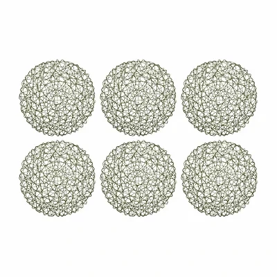 Design Imports Artichoke Woven Paper 6-pc. Placemat