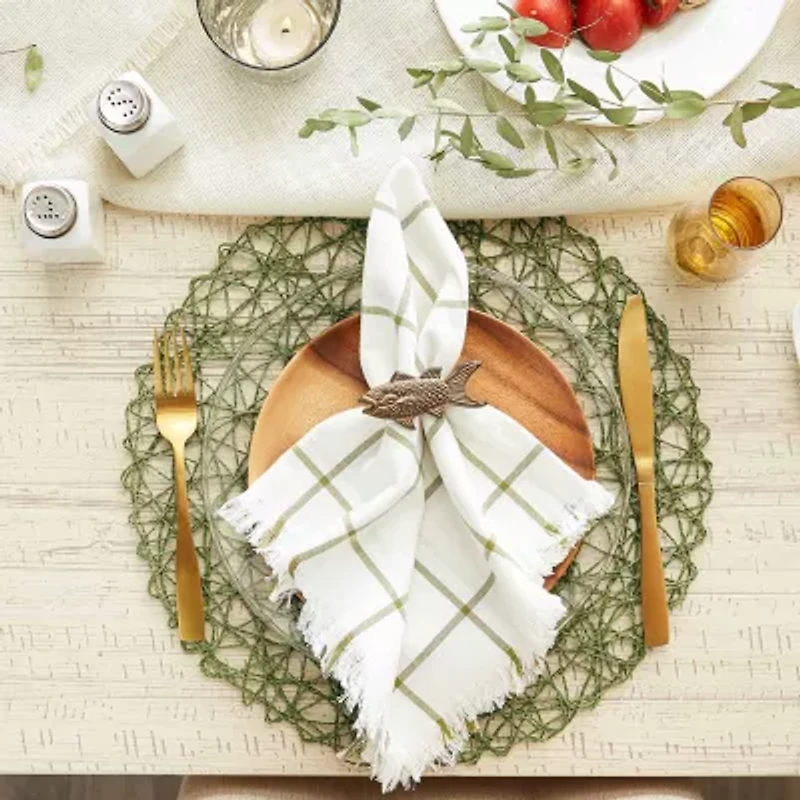 Design Imports Artichoke Woven Paper 6-pc. Placemat